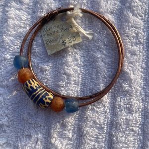 African Trade Bead Bangle